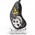 Import Factory Wholesale High Quality Golf Club Head Iron Cover Skull Design Black PU Leather Headcover from China
