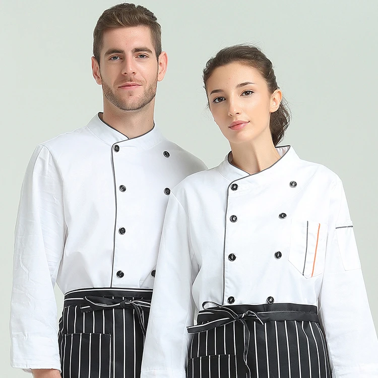 Factory Wholesale New Style Chef Clothes Chef Coat  Uniform