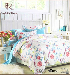 Fancy floral printed 3-piece bedding set