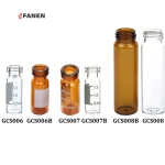 Fanen Transparent Glass Dropper Bottle 1.5ml 2ml 2.5ml HPLC Autosampler Chromatography Vial