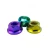 Import Fashion Anodized GR5 titanium hexagon nut with flange from China