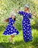 fashion custom design mother and daughter dress clothing wholesale girls birthday dress