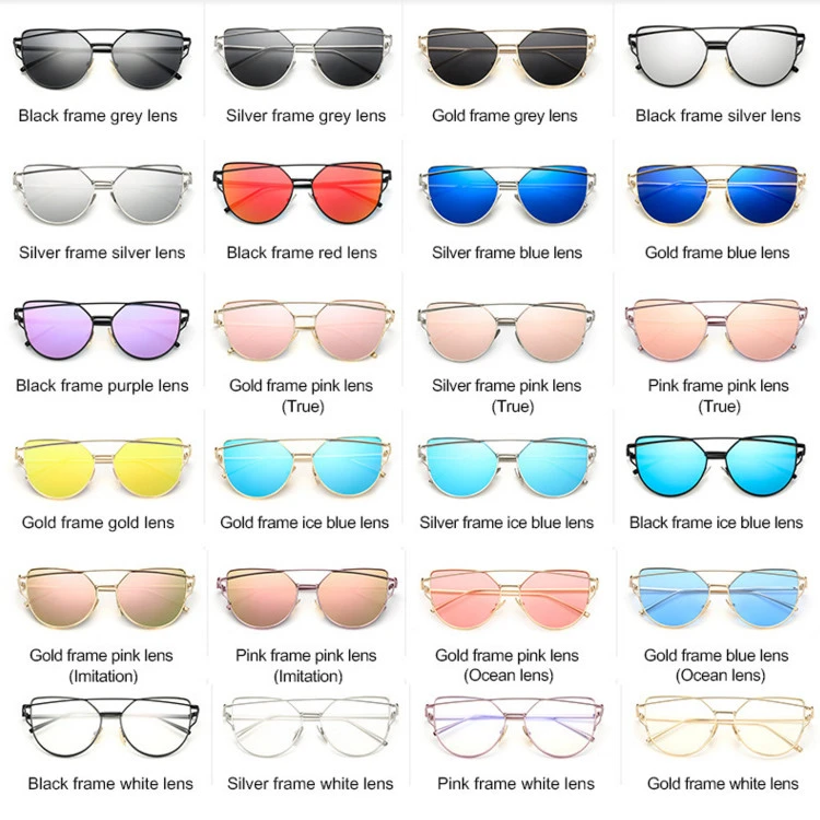 Fashion designer sun glasses Oversized Cat eye women shade Sunglasses 2020