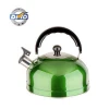 fashion green Stainless Steel water Kettle whistling kettle