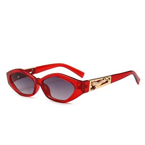 Fashion Hot Style Special Design Multi-color Retro Cheetah Gold Decorated Sunglasses