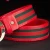 Import fashion leather pu custom designer belts famous brands for men from China