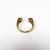 Import Fashion New Creative Smooth Geometric Opening Rings New Arrival Adjustable 18k Gold Plating Hexagonal Finger Rings from China