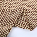 Fashion vintage style rotundity serried border 100%rayon crepe fabric