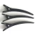 Import Fashion Woman SPA Beauty Hairdressing Hairgrips Black Carbon Fiber Hair Clip from China