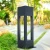 Fast Delivery aluminum IP65 square park garden outdoor modern led bollard courtyard lawn light
