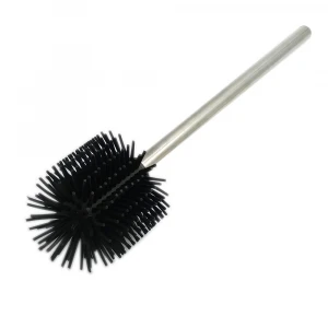 Fast delivery best seller hotel wc TPR bristle cleaning scrubbing toilet brush with long stainless steel handle