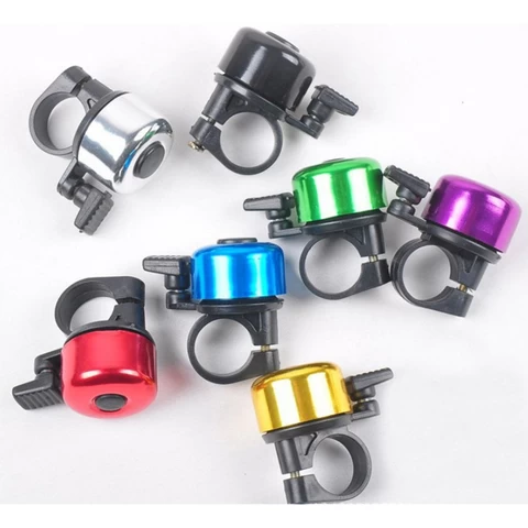 Fast Delivery Colorful Riding Equipment Accessories Crisp Loud Mini Bike Ring Horn Aluminum Alloy Bicycle Bell For Road MTB Bike