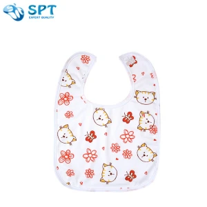 Fast Delivery In Stock Wholesale Sublimation White Baby Bib Blank