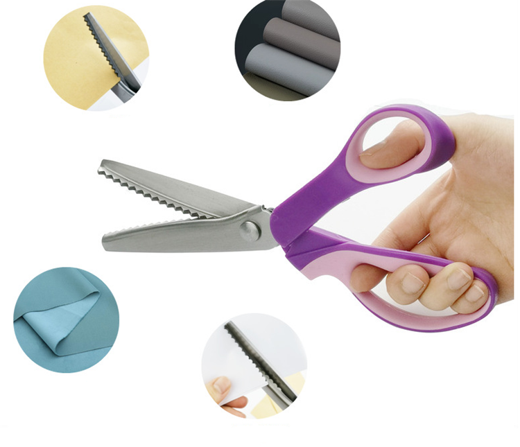 Zagged Scissors Buy Fast Ship Paper Student Zig Zag Scissors Fabric Leather Dressmaking ...