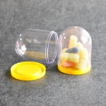 Filled Plastic Clear Christmas Candy Dome Gift Box, Transparent Chocolate Packaging Boxes For Chocolate