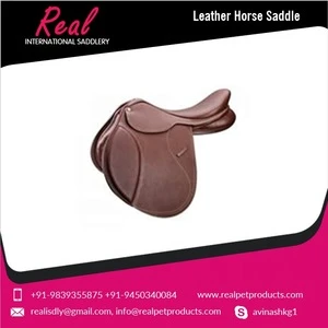 Fine Quality Indian Leather Horse Racing Saddle