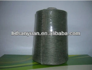 flame retardant heat resist knitting fibre yarn for hot wire,metallic yarn for heating yarn,pure 316L conductive sewing yarn