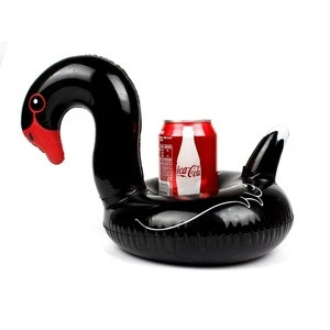 Floating Swimming Bath Animal Toys For Kids Baby/ Promotional Gifts Inflatable Swan Drink Holder