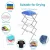 Import foldable clothes drying rack/ Folding Clothes Drying Rack Clothes Dryer for Laundry garment rack from China