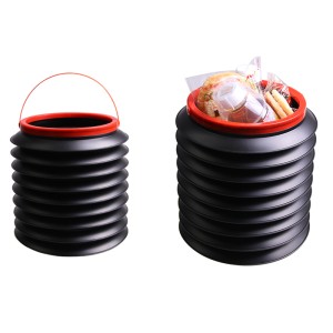 Folding And Hanging Car Trash Can Dustbin