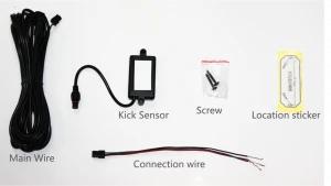 Foot kick sensor electric lift door original car intelligent key one click open suitable for Volkswagen Tyrone