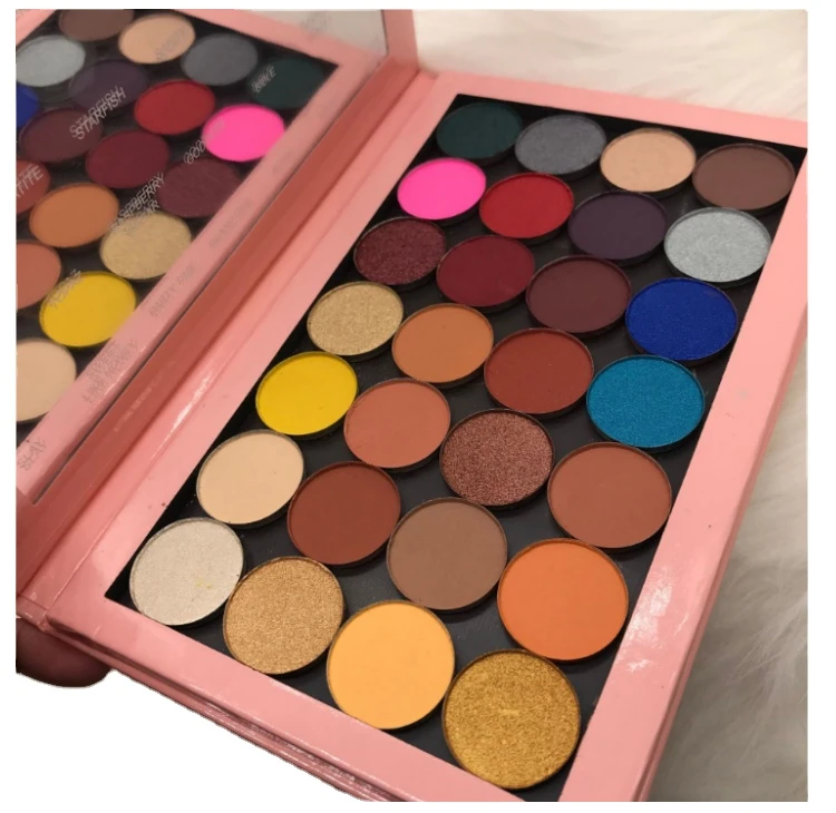 Foreign trade hot new detachable 28 color custom make up eye shadow palette cosmetics makeup