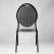 Import Foshan factory cheap price used  Iron steel metal oval round back hotel banquet hall chairs from China