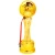 Import Free design fantasy football trophy, big metal soccer trophy cup from China