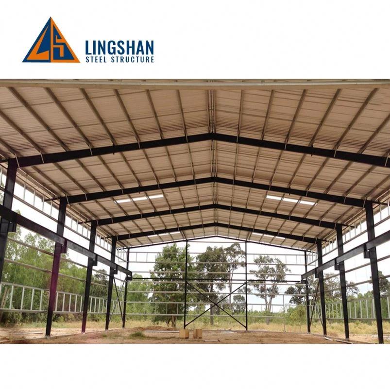 Free drawing Industrial prefab metal structure warehouse workshop construction steel building frame kit low cost prices
