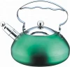 free kitchen Appliances colorful capsule bottom Water Kettle Stainless Steel Whistling Kettle Tea Kettle  with handle