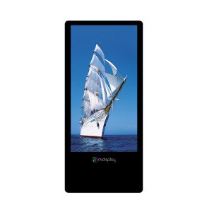 Free standing touch screen solar panel advertising led display HD with Dual window-Android system