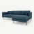 Import French style restaurant sofa factory prices sectional sofa larch imported from Russia single sofa chair from China