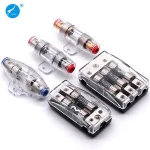 Fuse Components Audio Stereo Amplifier Waterproof Plastic Case 4GA 8GA 10GA  Auto Car Gold AGU Type Fuse Holder for 10x38 Fuse