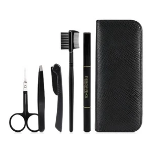 FYD Makeup Tool Set Kit Eyebrow Tweezer Razor Scissor Brush Shavers Pack