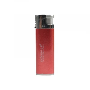 gas cigarette lighter ,quality electron windproof lighter shell metal refillable customer logo lighters