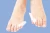 Gel Little Toe Separator, Gel toe Straighteners, Bunion Toe separator
