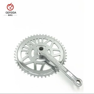 GFD   Bicycle chainwheel and crank 48T 170MM. 28 bike sprocket with cp color