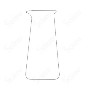 Glass Beaker Uses 250Ml Beaker Bong With Spout Beaker conical