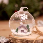 Glass Christmas Ball Ornament Christmas Tree Balls Decorative Baubles