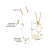 Import gold cz medical stethoscope jewelry necklace for doctor /nurse from China