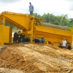 Gold separation machine ,mobile Gold Trommel Scree