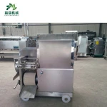 Good performance fish skin removing machine/fish meat bone separator with high quality