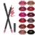 Import Good Quality OEM Lipstick Pencil 12 Color Matte Smooth Lip Liner from China