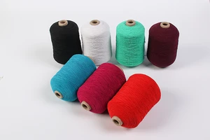 Good quality rubber covered yarn with polyester 90#/100#/110#75D