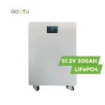 Gootu Household Energy Storage Battery 51.2V 300Ah Bms 48V 100Ah 200Ah Lifepo4 15Kwh Lithium Battery Pack With Wheels