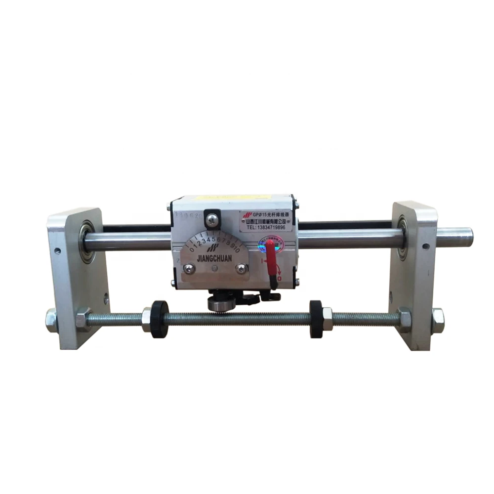 GP15C with guide wheel cable coil winding machine traverse rod