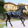 great polyresin gold horse statue for sale