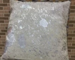 Grey Silver Fancy Couch Handmade Cushion Cover