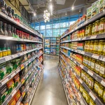 Grocery Shelves Supermarket Rack Gondola Shelf Display Standard Supermarket Shelving