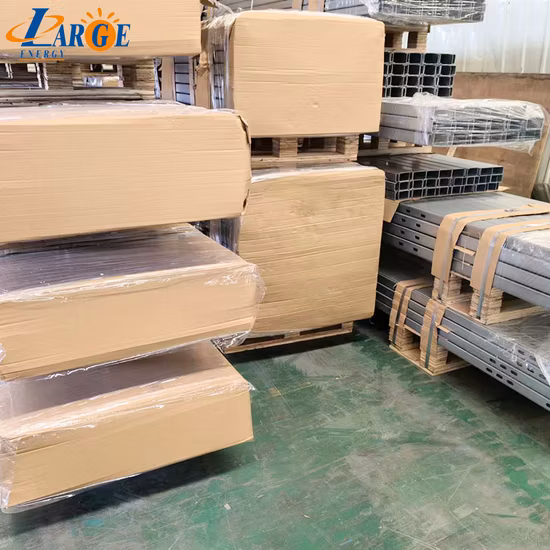 Ground Racking C Shape Railing U Shape Profile Solar Panel Mounting Bracket PV Ground Mounting System
